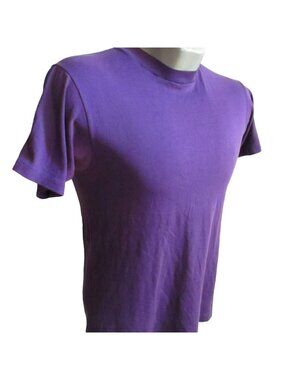 Vintage T-shirt Small Vintage Single Stitch Hanes Fifty-Fifty Purple USA 80s